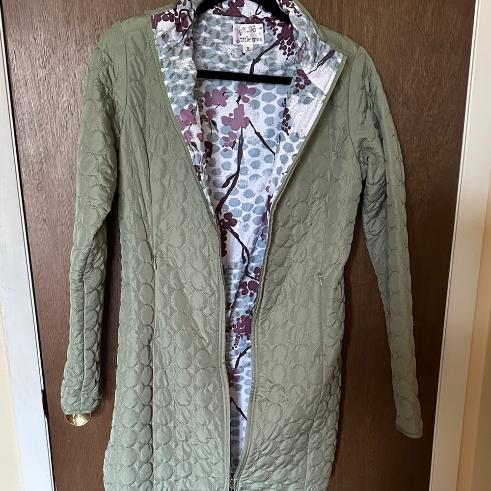 Title Nine Floral Patterned Jacket - image 4